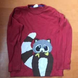 Mini Boden raccoon t shirt